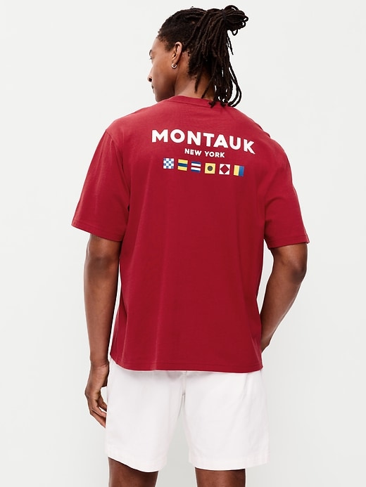 Image number 3 showing, Loose Heavyweight Graphic T-Shirt
