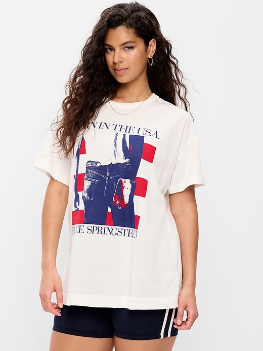 Image number 6 showing, Bruce Springsteen™ Oversized Tunic T-Shirt