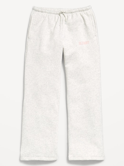 Image number 1 showing, High-Waisted Logo-Graphic Wide-Leg Sweatpants for Girls