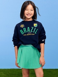 Image number 1 showing, FIFA World Cup 26™ Brazil Oversized Tunic Sweatshirt for Girls