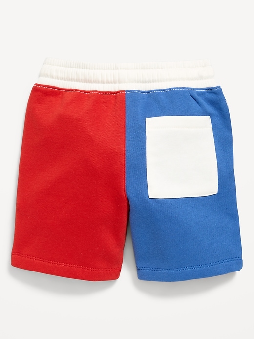 Image number 4 showing, Fleece Color-Block Shorts for Toddler Boys