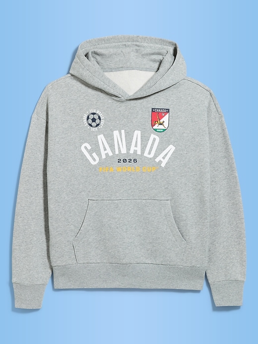 Image number 1 showing, FIFA World Cup 26™ Canada Oversized Pullover Hoodie for Men