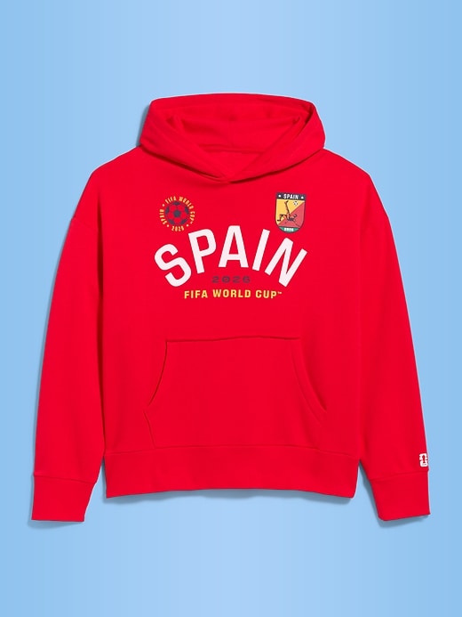 Image number 1 showing, FIFA World Cup 26™ Spain Oversized Pullover Hoodie for Men