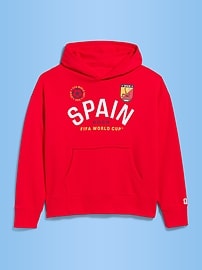 Image number 1 showing, FIFA World Cup 26™ Spain Oversized Pullover Hoodie for Men