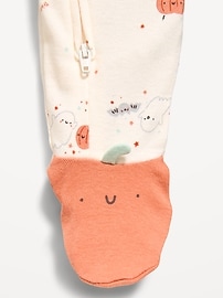 Image number 3 showing, 2-Way-Zip Sleep & Play Footed One-Piece for Baby