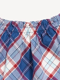 Image number 4 showing, Sleeveless Tie-Shoulder Plaid Top for Girls