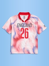 Image number 2 showing, FIFA World Cup 26™ England Lifestyle Collared Jersey T-Shirt for Kids