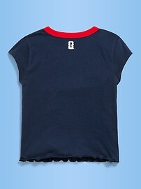 Image number 2 showing, FIFA World Cup 26™ Spain Smocked Graphic T-Shirt for Girls