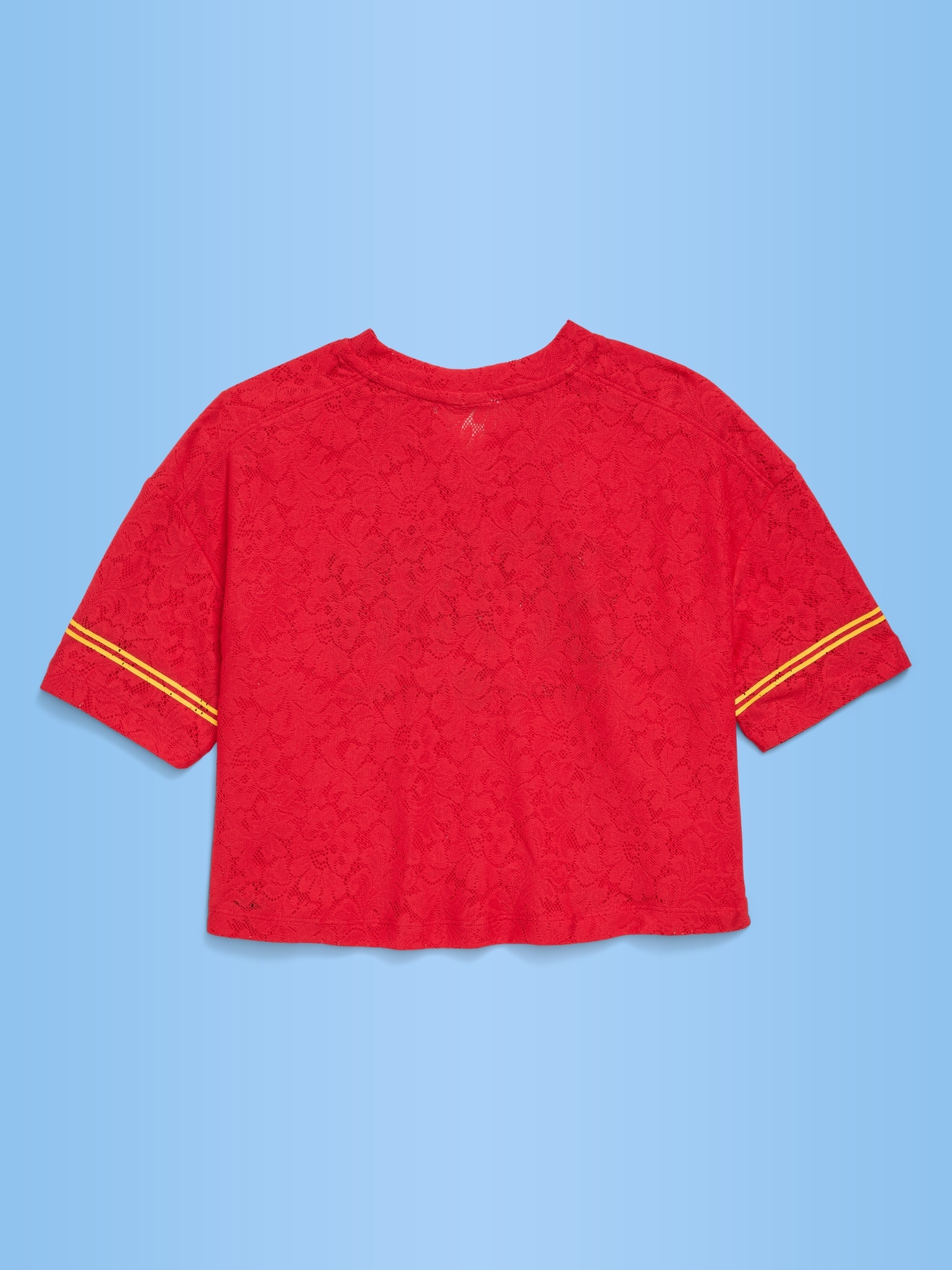 FIFA World Cup 26™ Spain Boxy Lace V-Neck T-Shirt for Girls