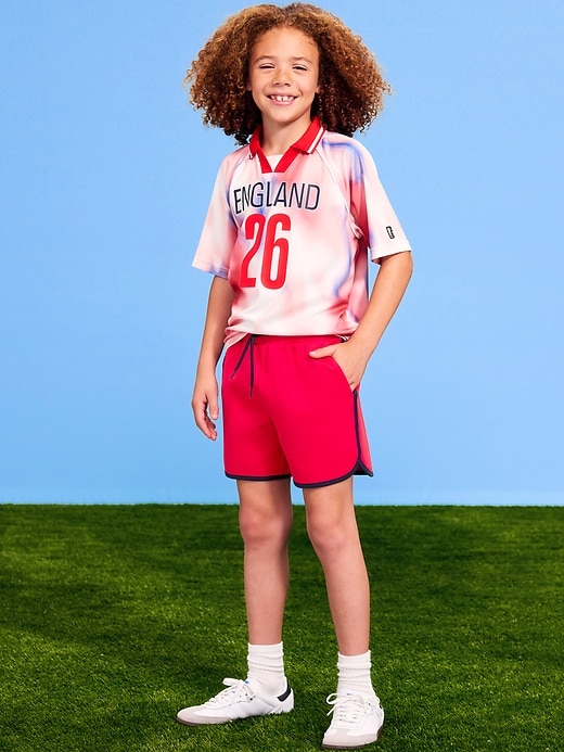 Image number 1 showing, Above Knee Dynamic Fleece Shorts for Boys