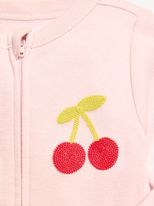 Image number 2 showing, 2-Way-Zip Sleep & Play Footed One-Piece for Baby