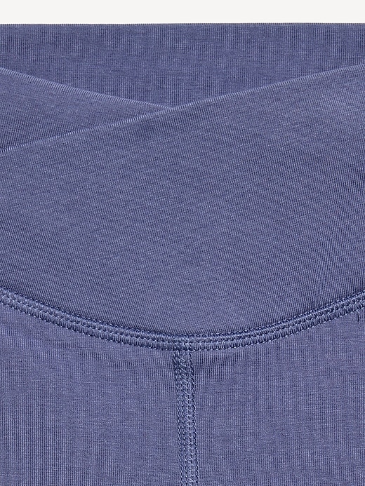 Image number 3 showing, High-Waisted PowerChill Crossover Flared Leggings for Girls