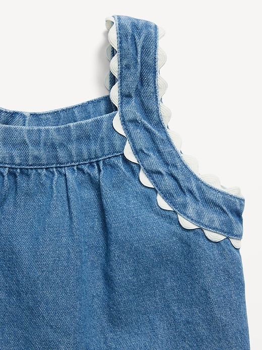 Image number 2 showing, Sleeveless Denim Top and Shorts Set for Baby