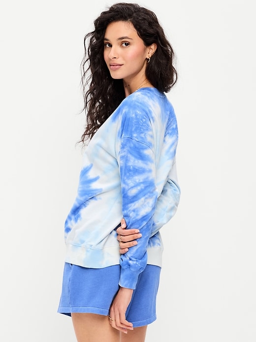 Image number 2 showing, Oversized Crew-Neck Sweatshirt