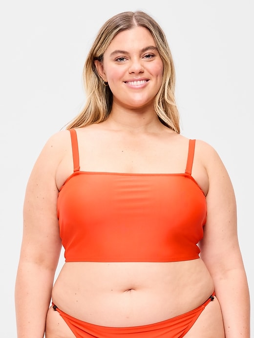 Image number 5 showing, Tie-Back Bandeau Swim Top