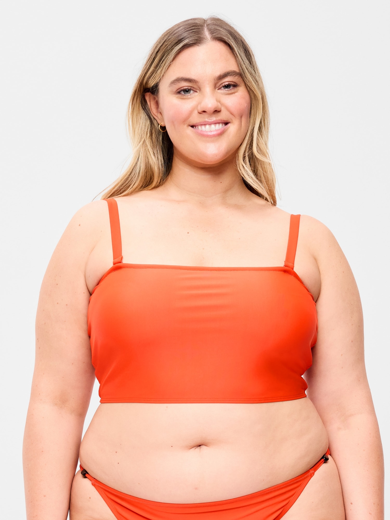 Tie-Back Bandeau Swim Top