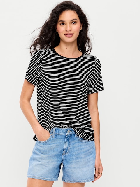 Luxe Crew-Neck T-Shirt