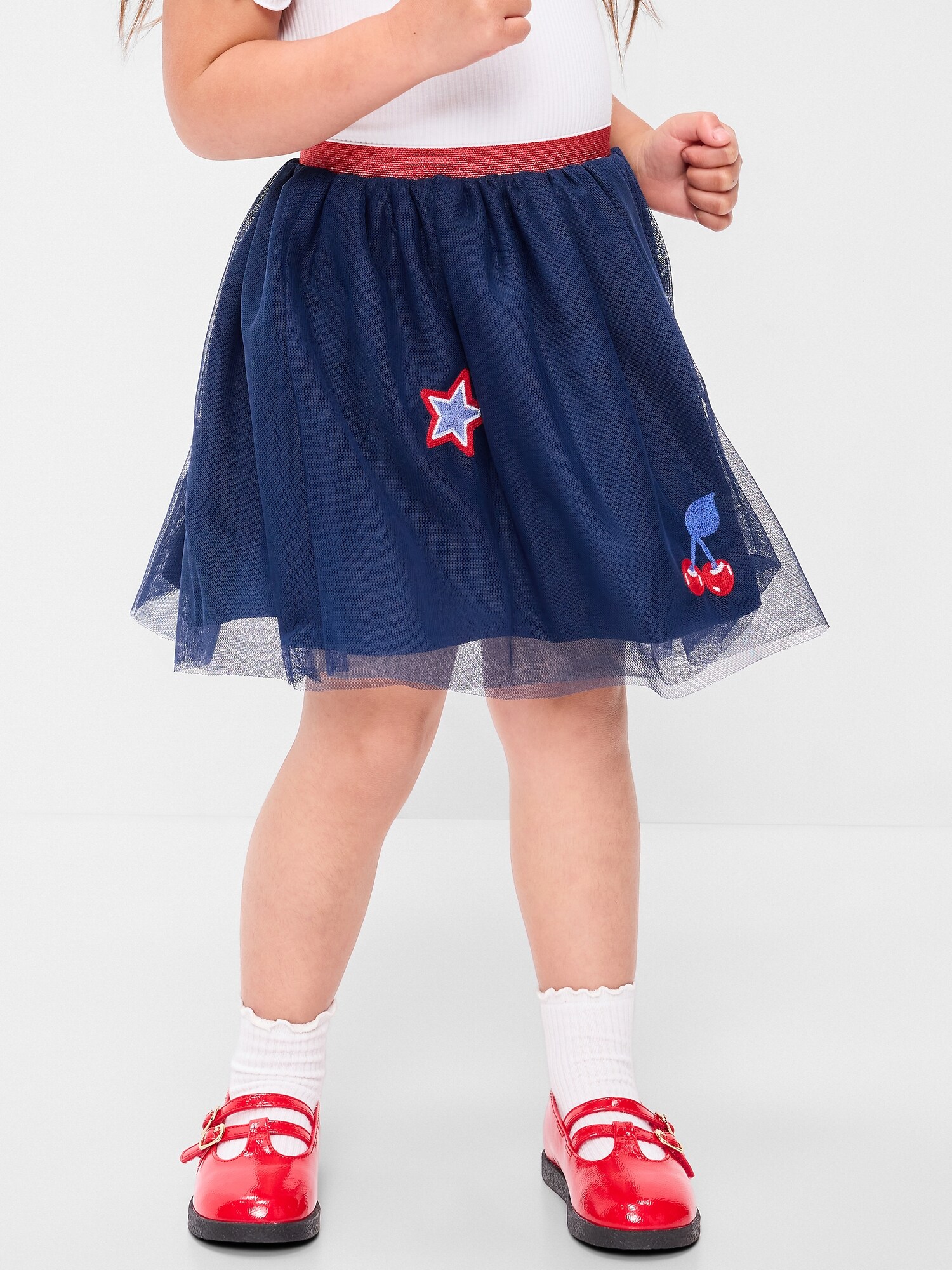 Юбка Old Navy Tutu Swing Skirt для девочек-малышей, цвет: Тёмно-синий — фото 2