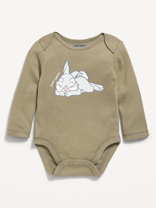 Image number 1 showing, Disney© Short-Sleeve Graphic Bodysuit for Baby