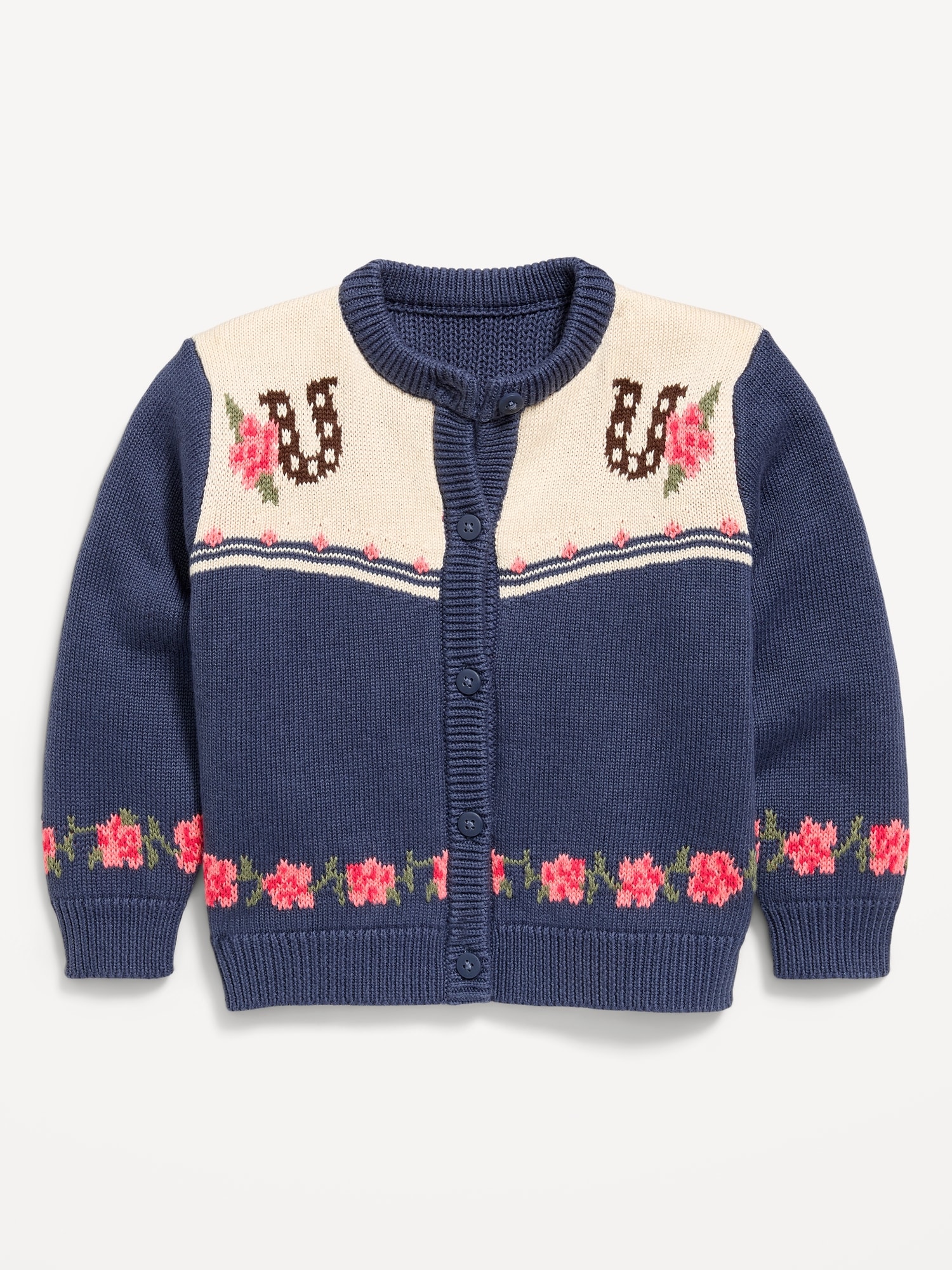 Western Cardigan Sweater for Toddler Girls