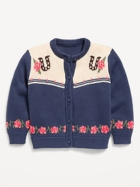 Image number 1 showing, Western Cardigan Sweater for Toddler Girls