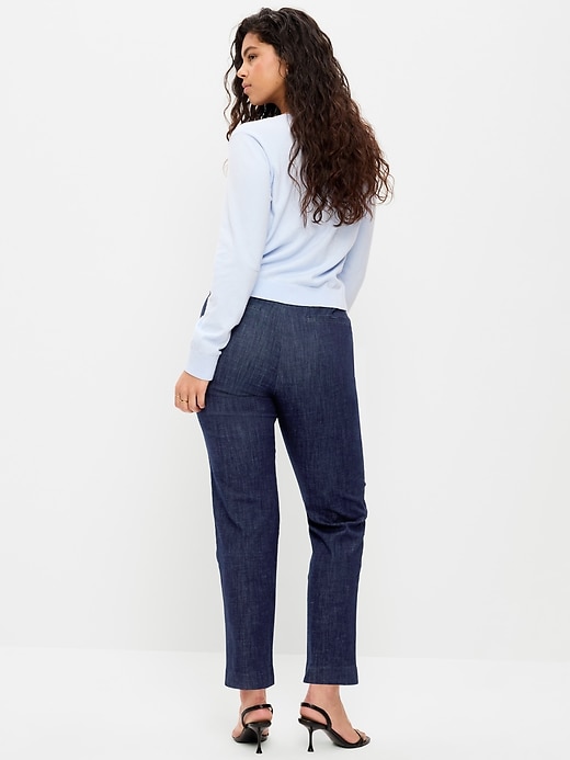 Image number 7 showing, High-Waisted Pixie Straight Pants