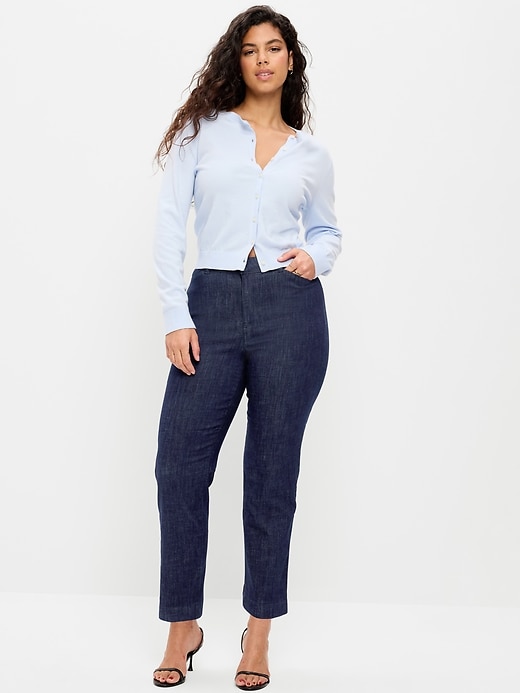 Image number 6 showing, High-Waisted Pixie Straight Pants