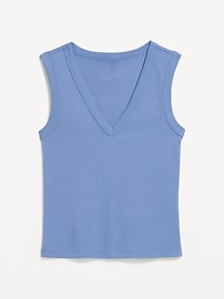 Image number 1 showing, Snug Crop V-Neck Tank Top