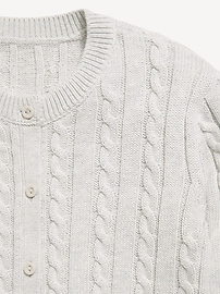 Image number 4 showing, Cable-Knit Cardigan Sweater for Girls