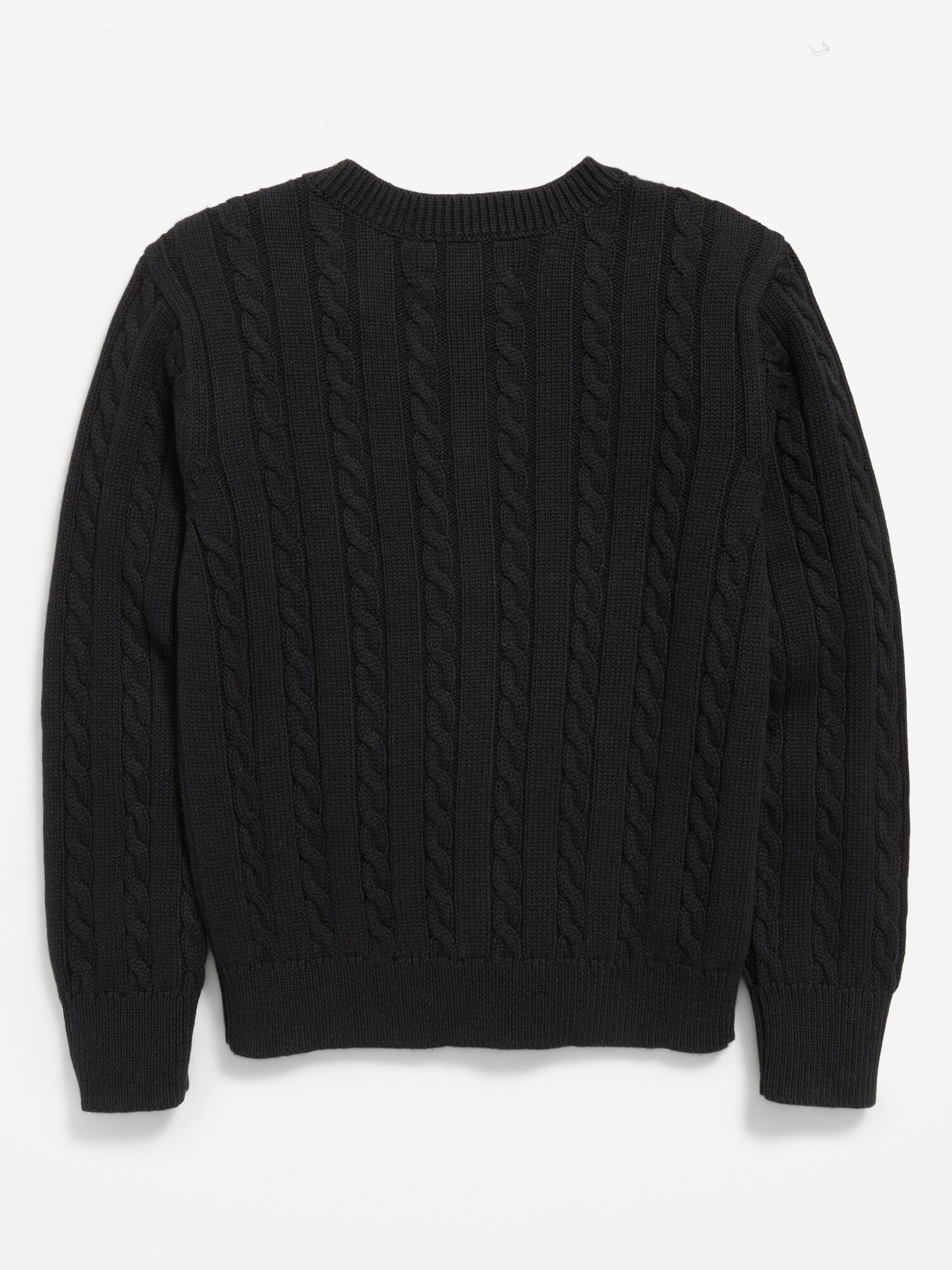 Cable-Knit Cardigan Sweater for Girls