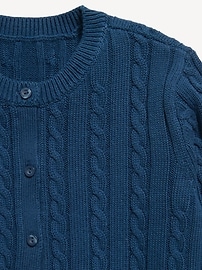 Image number 4 showing, Cable-Knit Cardigan Sweater for Girls