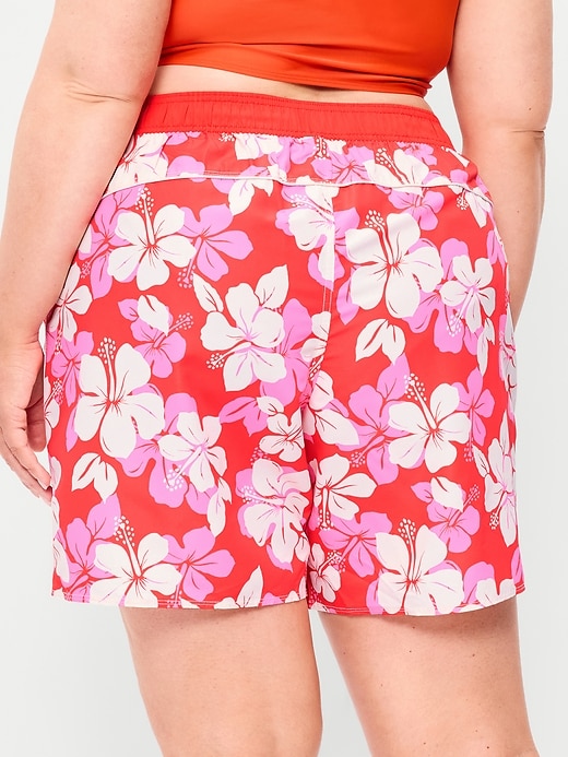 Image number 6 showing, Mid-Rise Loose Swim Board Shorts