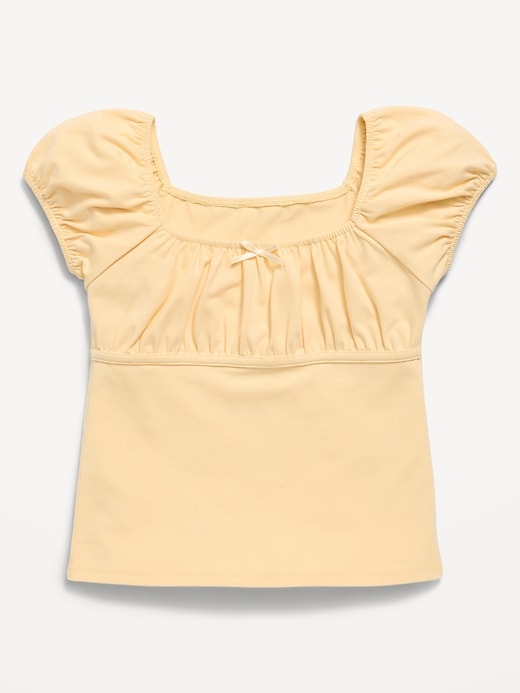 Image number 1 showing, Puff-Sleeve Top for Girls