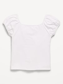 Image number 3 showing, Puff-Sleeve Top for Girls