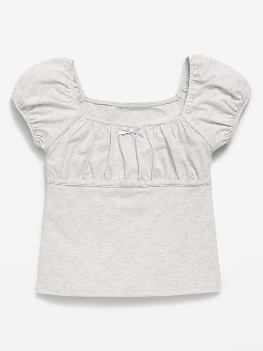 Image number 1 showing, Puff-Sleeve Top for Girls