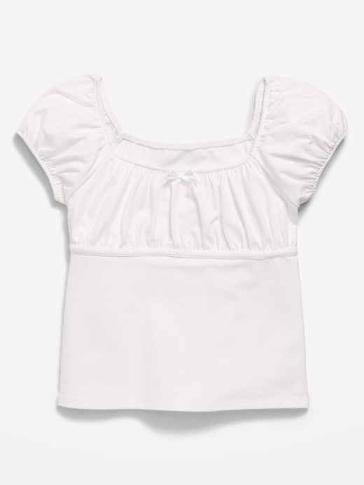 Image number 2 showing, Puff-Sleeve Top for Girls