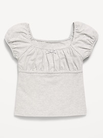 Image number 1 showing, Puff-Sleeve Top for Girls
