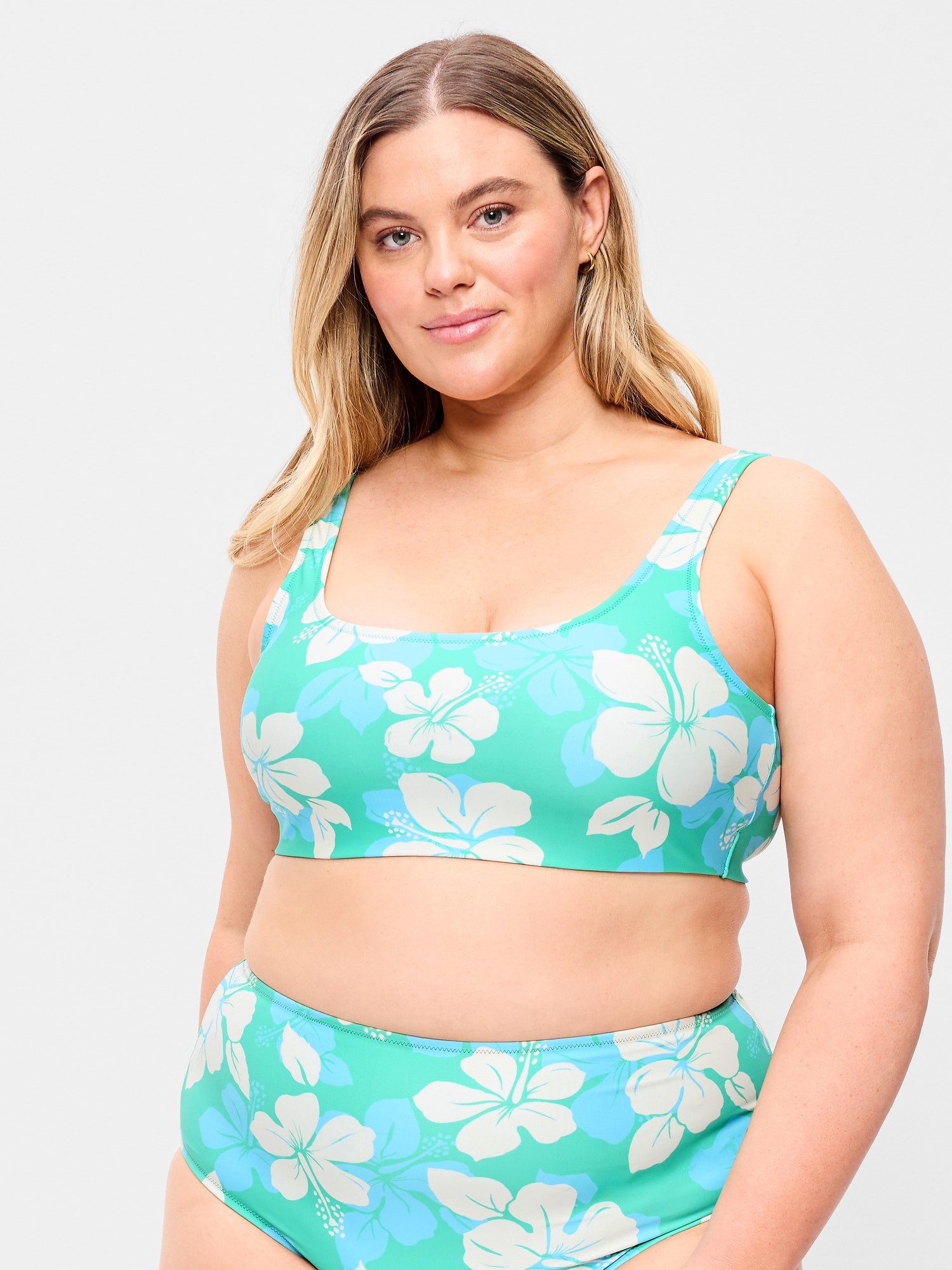 Essential Scoop-Neck Swim Top