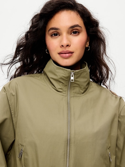 Image number 4 showing, Twill Utility Zip-Front Jacket