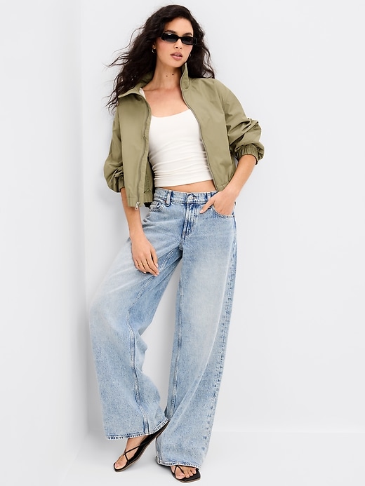 Image number 3 showing, Twill Utility Zip-Front Jacket