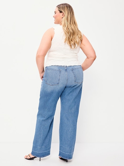Image number 8 showing, Extra High-Waisted Wide-Leg Jeans