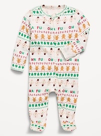 Image number 1 showing, 2-Way-Zip Sleep & Play Footed One-Piece for Baby