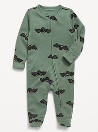 Image number 1 showing, 2-Way-Zip Sleep & Play Footed One-Piece for Baby