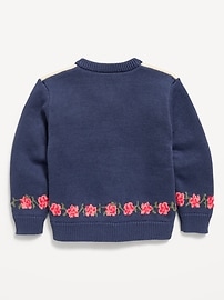 Image number 2 showing, Western Cardigan Sweater for Toddler Girls