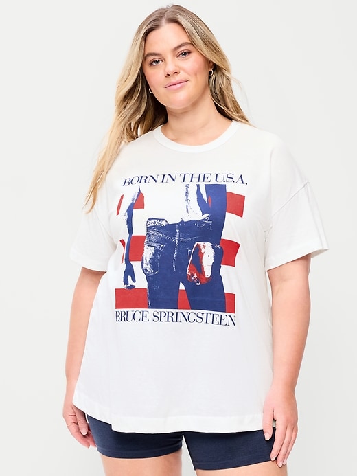 Image number 8 showing, Bruce Springsteen™ Oversized Tunic T-Shirt