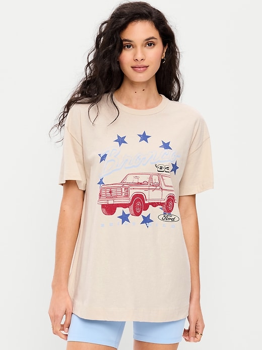 Image number 1 showing, Ford Bronco™ Oversized Tunic T-Shirt