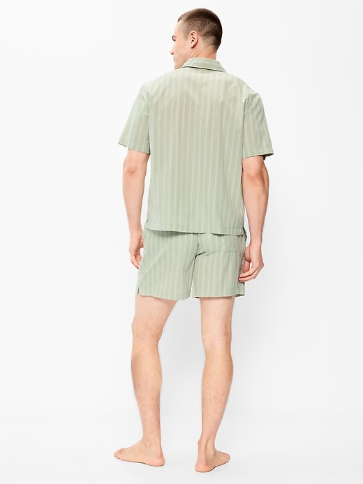 Image number 2 showing, Poplin Pajama Shorts Set