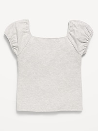 Image number 2 showing, Puff-Sleeve Top for Girls