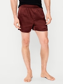 Image number 1 showing, Satin Boxer Shorts