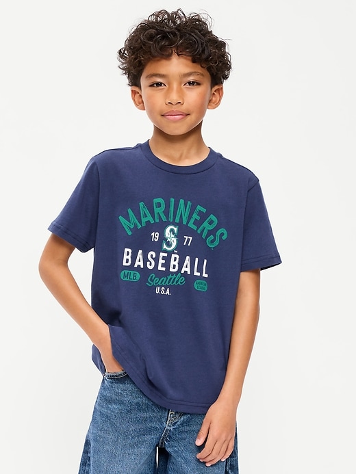 Image number 1 showing, Seattle Mariners Gender-Neutral T-Shirt for Kids